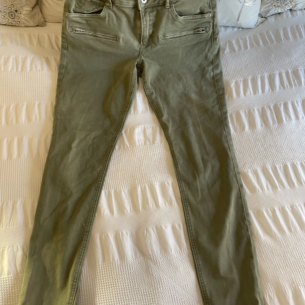 Size 30 Scotch & Soda sage green jeans